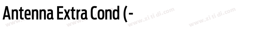 Antenna Extra Cond (字体转换
